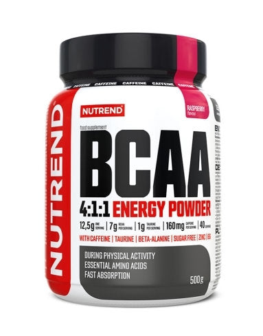 Nutrend BCAA 411 Energy Powder 500 grammi