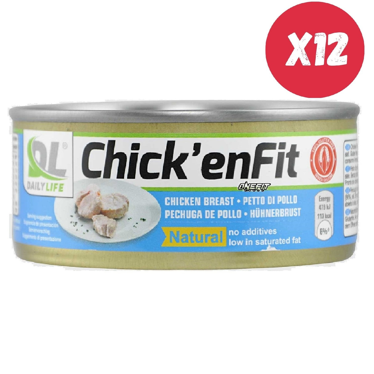 DAILY LIFE CHICK'ENFIT 12 CONFEZIONI DA 155 GRAMMI GUSTO NATURAL