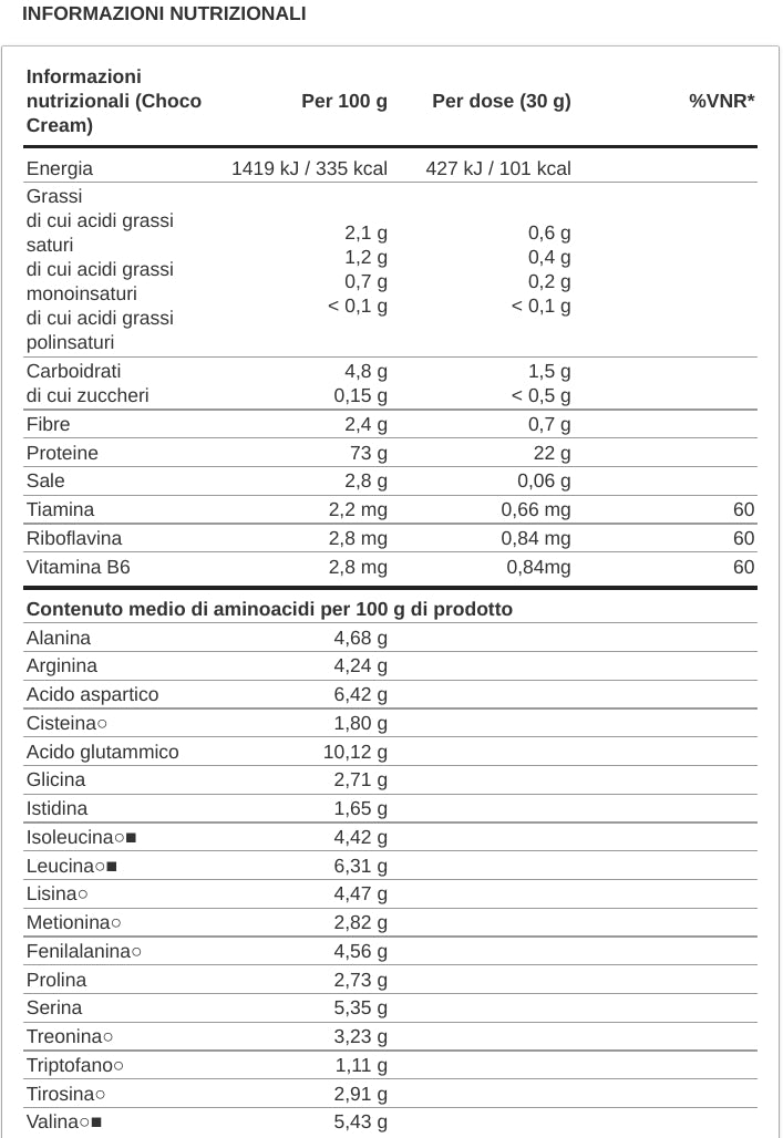 PROACTION EGG PROTEIN CACAO 500 GRAMMI