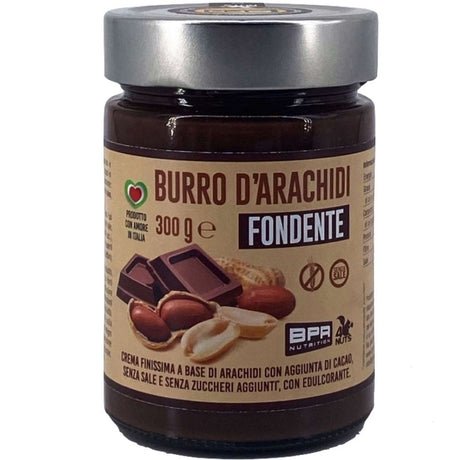 BPR NUTRITION BURRO D'ARACHIDI FONDENTE 300 GRAMMI