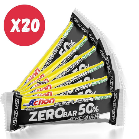 PROACTION PROMUSCLE ZERO BAR 20 BARRETTE DA 60 GRAMMI