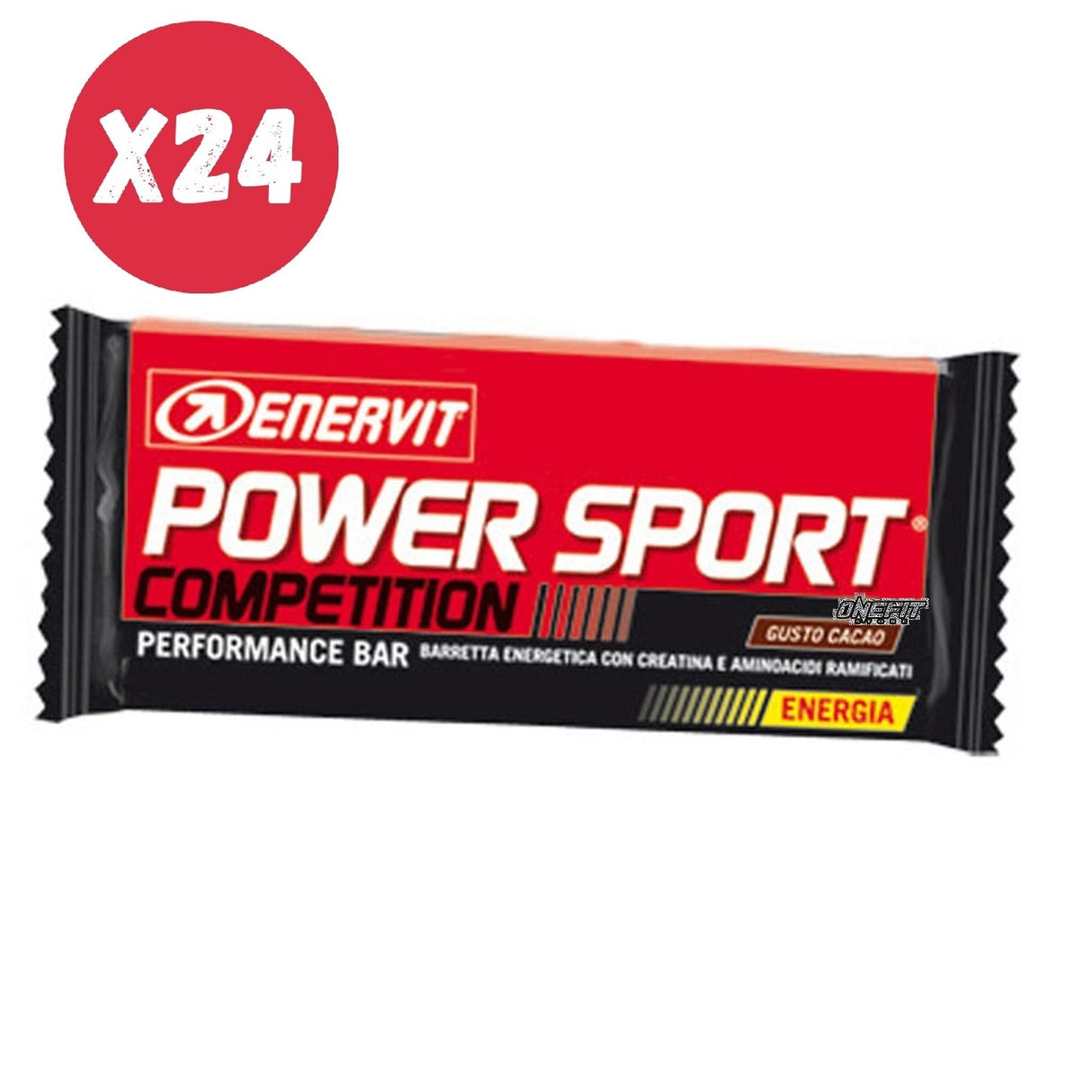 ENERVIT POWER SPORT COMPETITION 24 BARRETTE DA 40 GRAMMI GUSTO CACAO