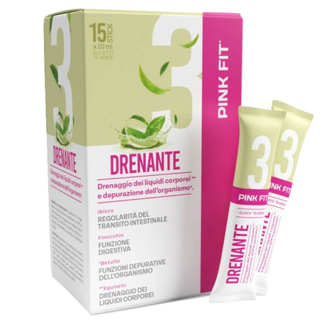 Proaction Pink Fit Drenante 15 Stick da 10 Ml