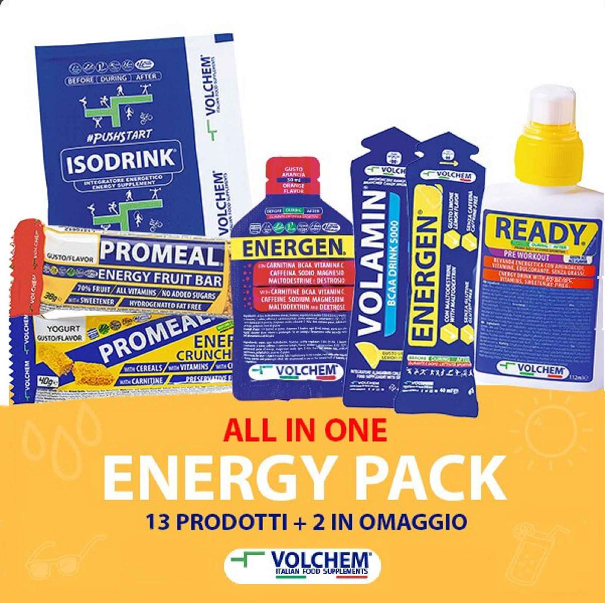 VOLCHEM ENERGY PACK 13 PRODOTTI + 2 OMAGGIO