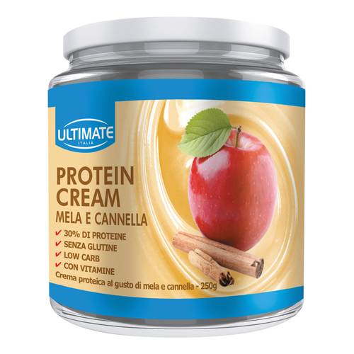 Ultimate Italia Protein Cream 250 Grammi Gusto Mela Cannella