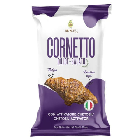 Dr. Keto Cornetto Dolce-Salato 55 Grammi