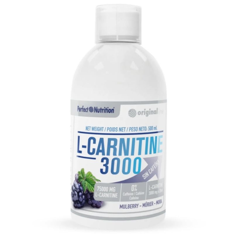 Perfect Nutrition L-Carnitine 3000 Gusto Mora Senza Caffeina da 500 Ml