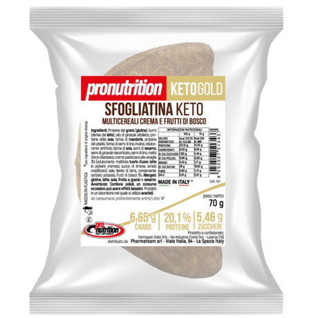 Pronutrition Sfogliatina Keto Multicereali 70 Grammi