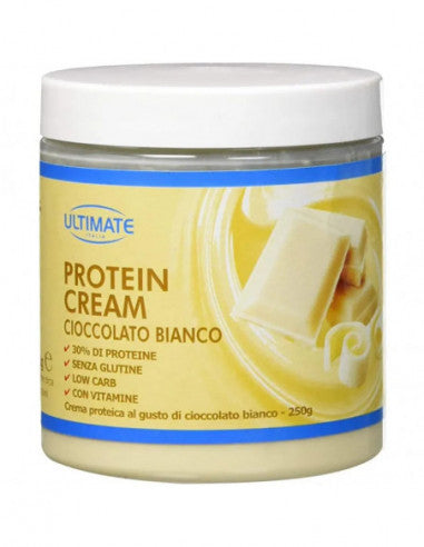 Ultimate Italia Protein Cream 250 Grammi Gusto Cioccolato Bianco