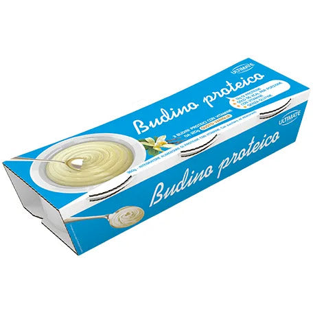 Ultimate Italia Budino Proteico 3 Confezioni Da 120 Grammi Gusto Vaniglia