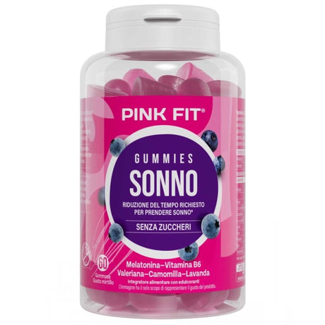 Proaction Pink Fit Gummies Sonno 60 Gommose