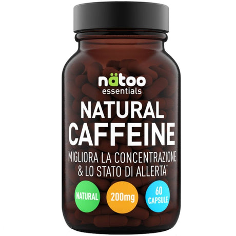 NATOO ESSENTIALS NATURAL CAFFEINE 60 CAPSULE