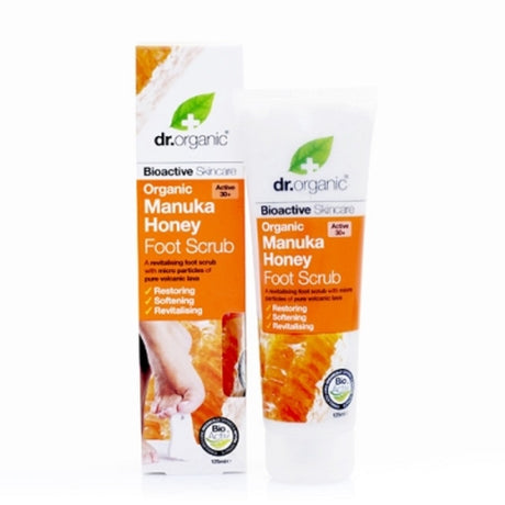 DR ORGANIC MANUKA HONEY FOOT SCRUB 125 ML