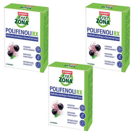 ENERZONA POLIFENOLI RX 3 CONFEZIONI DA 24 CAPSULE