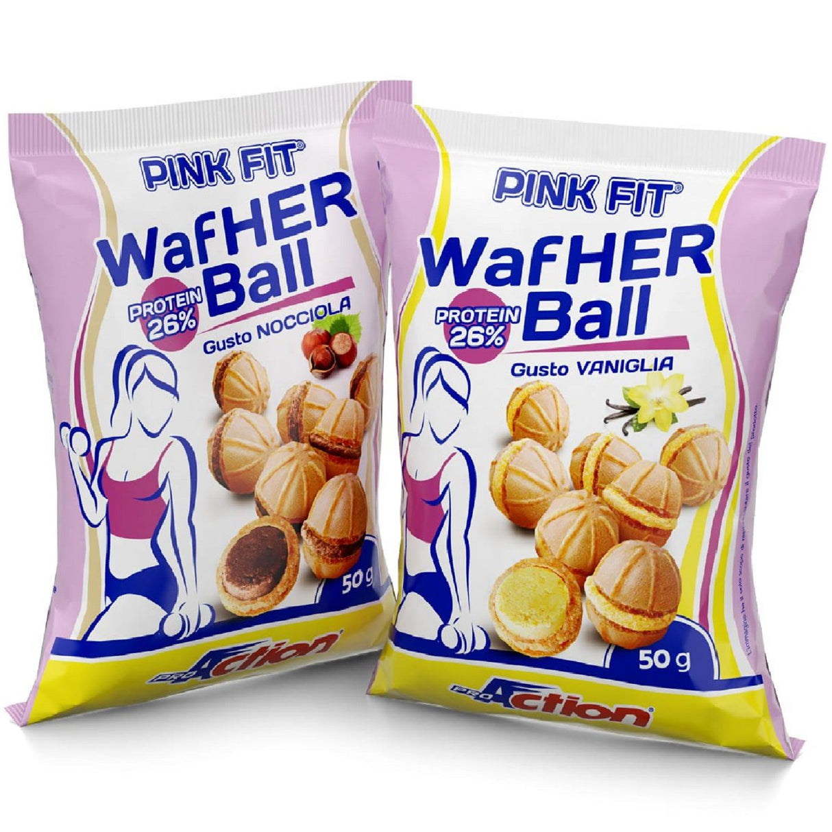 PINK FIT WAFHER BALL 50 GRAMMI