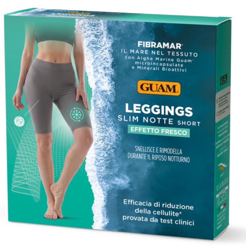Guam Leggings Slim Corto Notte Grigio Effetto Fresco