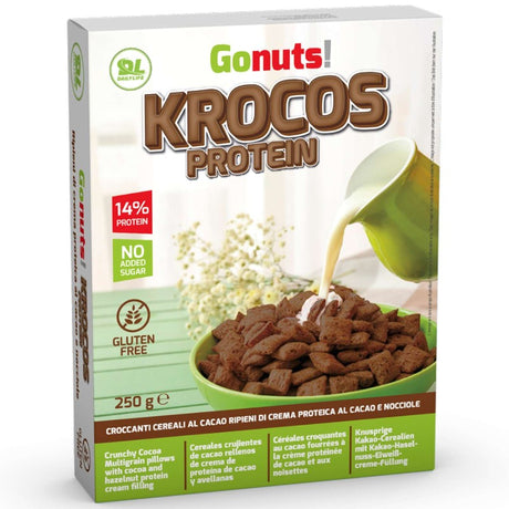 DAILY LIFE Krocos Protein Cereali Al Cacao Ripieni 250 grammi