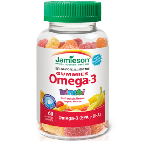 JAMIESON GUMMIES OMEGA 3 BIMBI 60 CARAMELLE