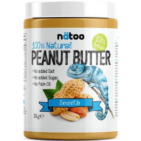 NATOO 100% PEANUT BUTTER SMOOTH 1KG