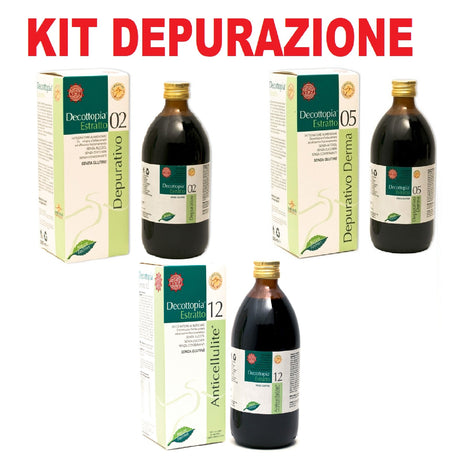 TISANOREICA KIT DEPURAZIONE COMPOSTO DA 3 DECOTTOPIRICI: 02 - 05 - 12