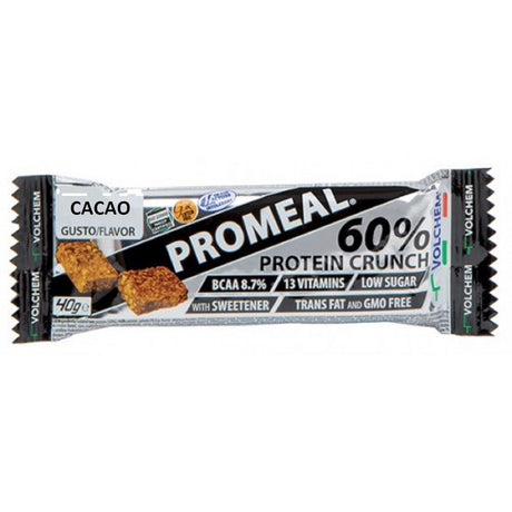 VOLCHEM PROMEAL PROTEIN CRUNCH 60% 1 BARRETTA DA 40 GRAMMI