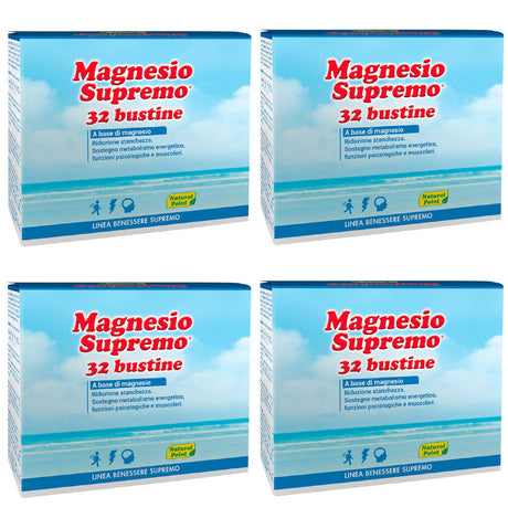 4 X NATURAL POINT MAGNESIO SUPREMO 32 BUSTINE