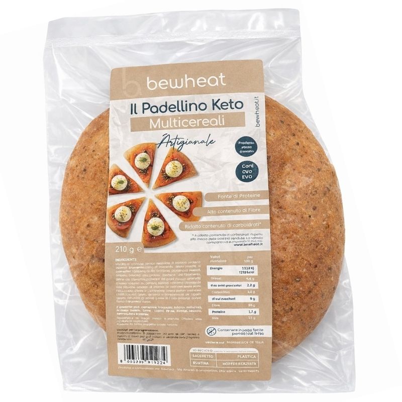 Bewheat Padellino Keto Multicereali 210 Grammi