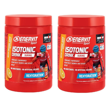 2 X ENERVIT ISOTONIC DRINK 420 GRAMMI ARANCIA