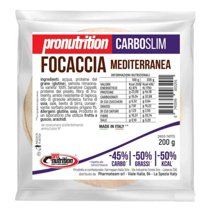 Pronutrition Focaccia Mediterranea 200 Grammi