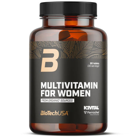 Biotech Usa Multivitamin For Women From Organic Sources 60 Compresse