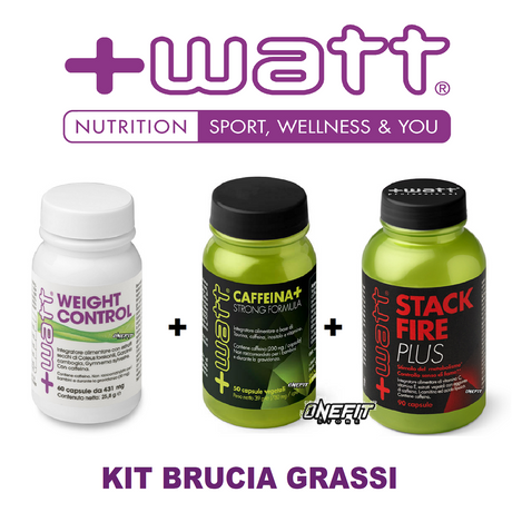 +WATT KIT CAFFEINA+ STRONG FORMULA - STACK FIRE PLUS - WEIGHT CONTROL