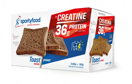 SPORTYFOOD TOAST CACAO POWER 2X80 GRAMMI