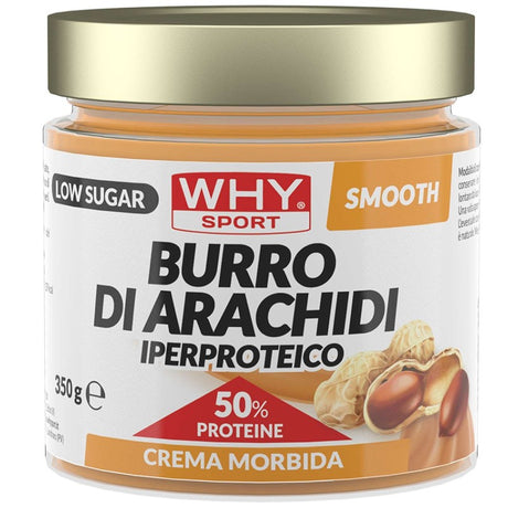 WHY SPORT BURRO DI ARACHIDI IPERPROTEICO SMOOTH 350 GRAMMI