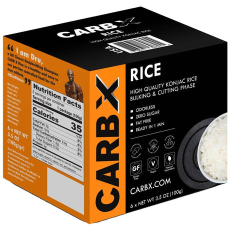 EAT WATER CARBX RICE 6 PORZIONI DA 100 GRAMMI