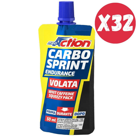 PROACTION CARBO SPRINT VOLATA 32 PEZZI DA 50 ML GUSTO ARANCIA ROSSA