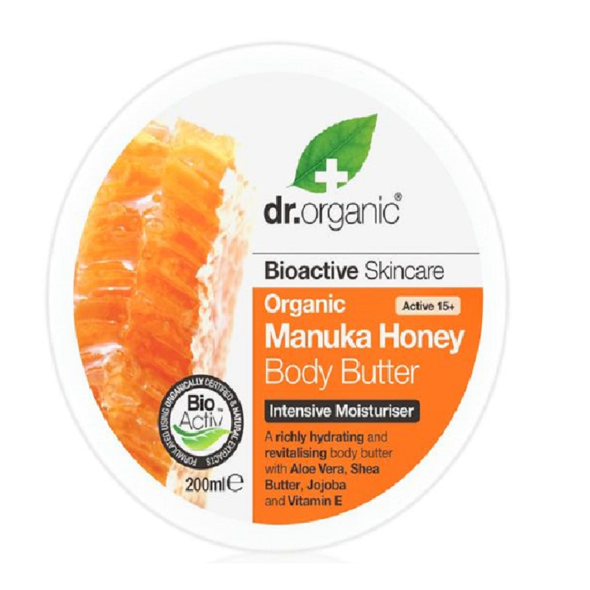 DR ORGANIC MANUKA HONEY BODY BUTTER 200ML