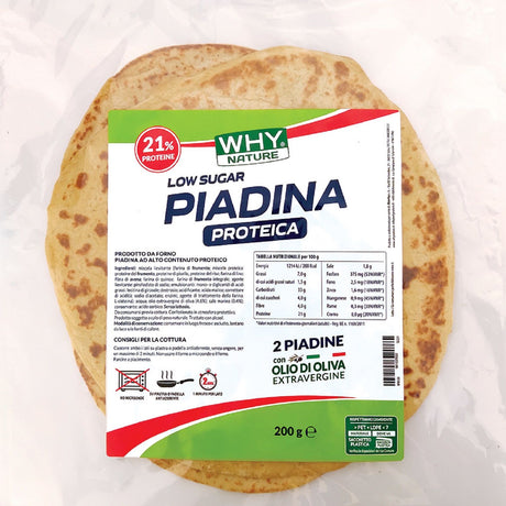 WHY NATURE PIADINA PROTEICA 200 GRAMMI 2 PIADINE