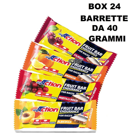 PROACTION FRUIT BAR ENDURANCE 24 BARRETTE DA 40 GRAMMI