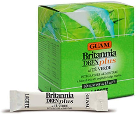 GUAM BRITANNIA DREN PLUS AL TÈ VERDE 30 BUSTINE DA 12 ML