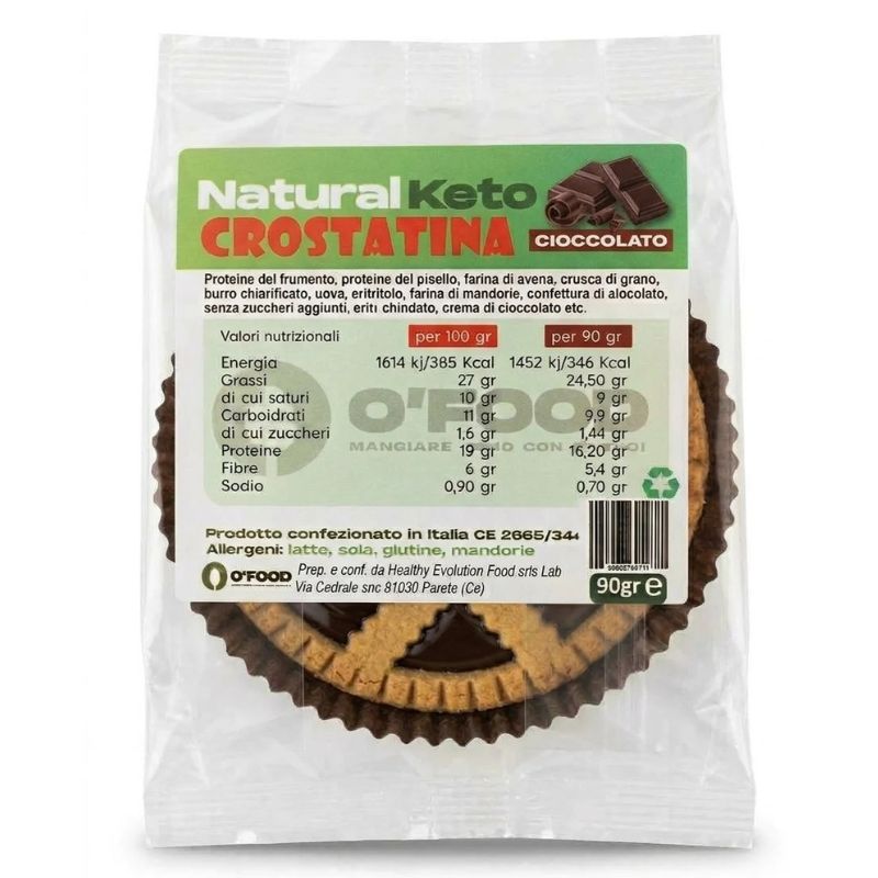 O'Food Crostatina Keto 90 Grammi