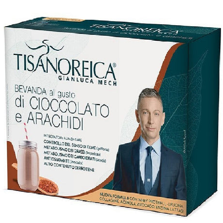 TISANOREICA BEVANDA AL GUSTO DI CIOCCOLATO E ARACHIDI 4 BUSTE DA 30 GRAMMI