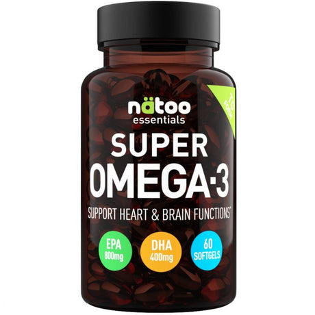 NATOO ESSENTIALS SUPER OMEGA 3 60 SOFTGEL