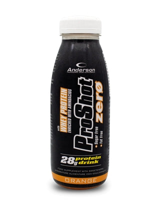 ANDERSON RESEARCH PROSHOT ZERO 330 ML GUSTO ARANCIA