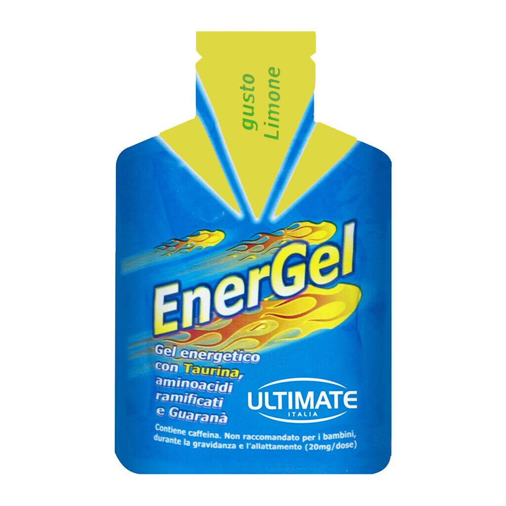 Ultimate Italia Energel 1 Flacone Da 42 Grammi Gusto Limone