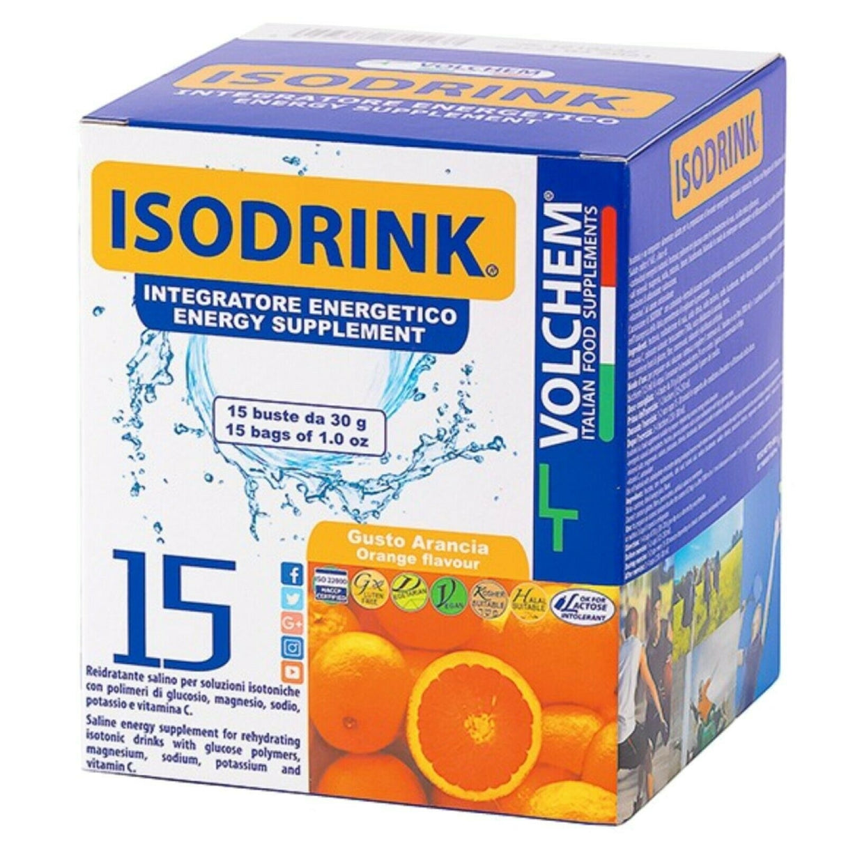 VOLCHEM ISODRINK 15 BUSTINE DA 30 GRAMMI