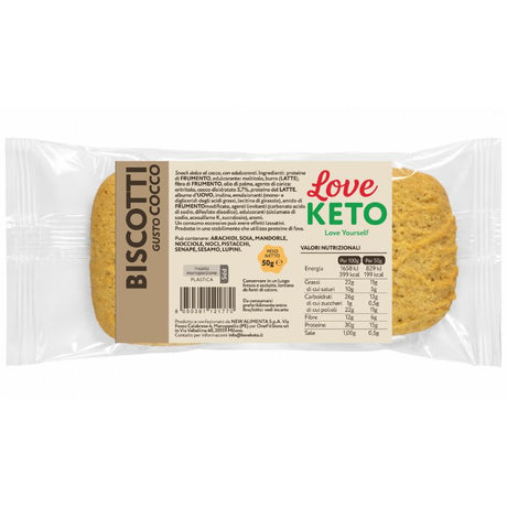 Love Keto Biscotti Proteici Cocco 50 Grammi