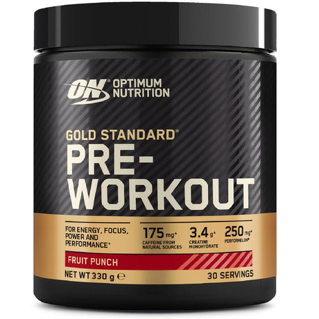 ON OPTIMUM NUTRITION PRE-WORKOUT 330 GRAMMI