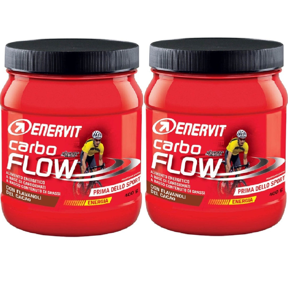 2 X ENERVIT CARBO FLOW DA 400 GRAMMI