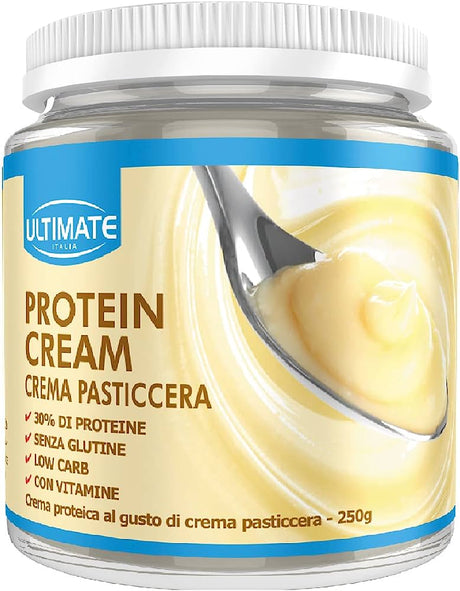 Ultimate Italia Protein Cream 250 Grammi Gusto Crema Pasticcera