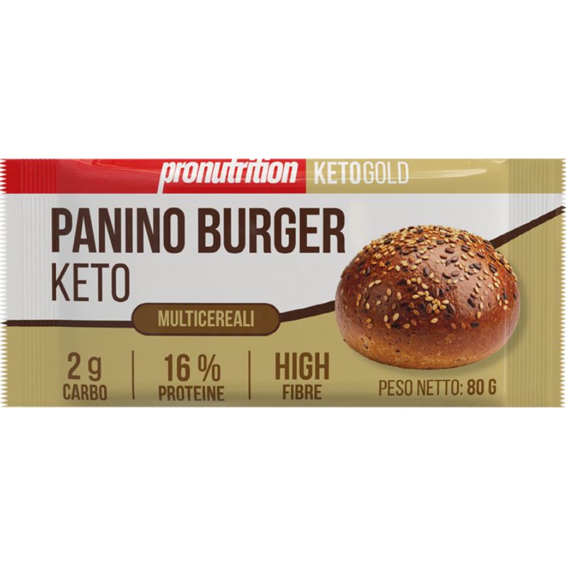 Pronutrition Panino Burger Keto Multicereali 80 Grammi